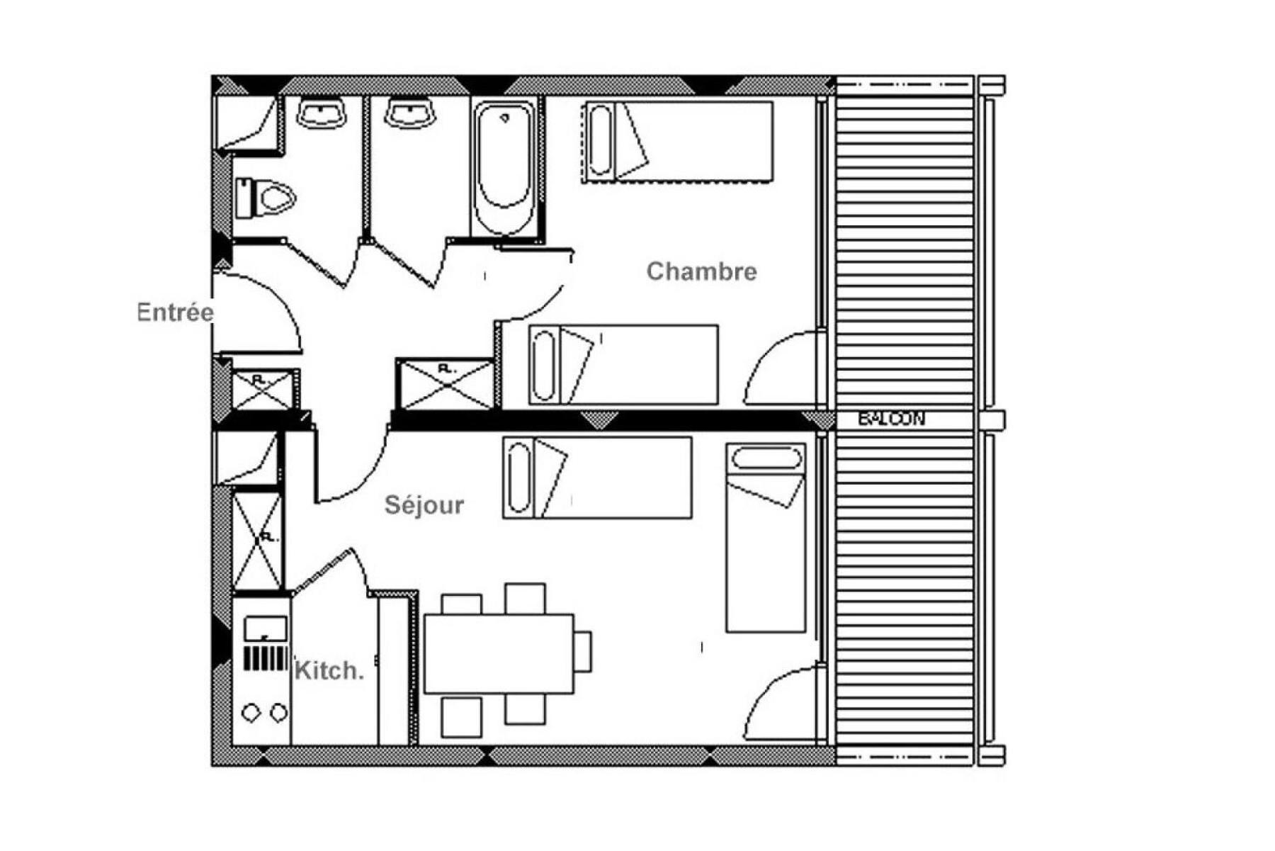 Residence Chaviere - Appartement Lumieux - Centre Station - Balcon Mae-3074 Saint-Martin-de-Belleville Exteriér fotografie